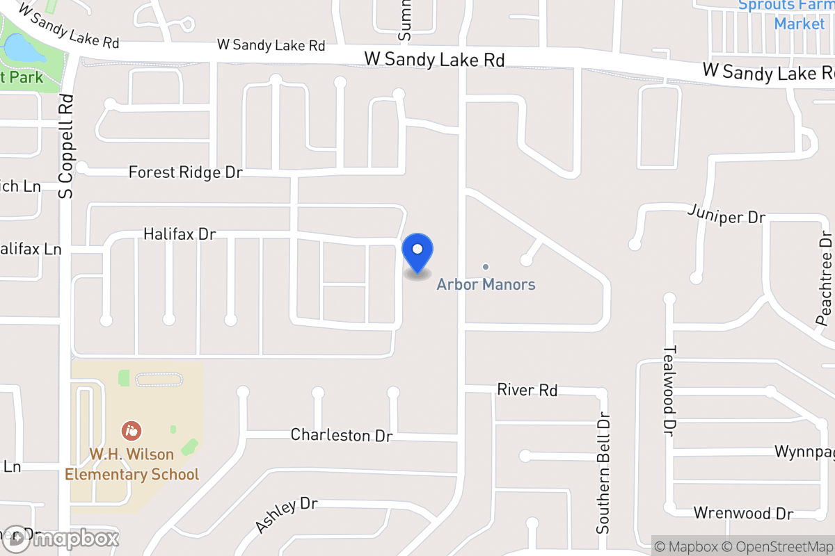 Map of 134 Carrington Dr