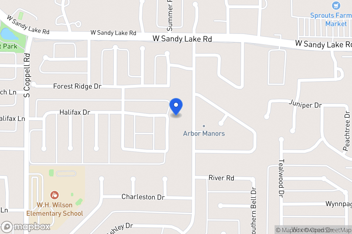 Map of 126 Carrington Dr