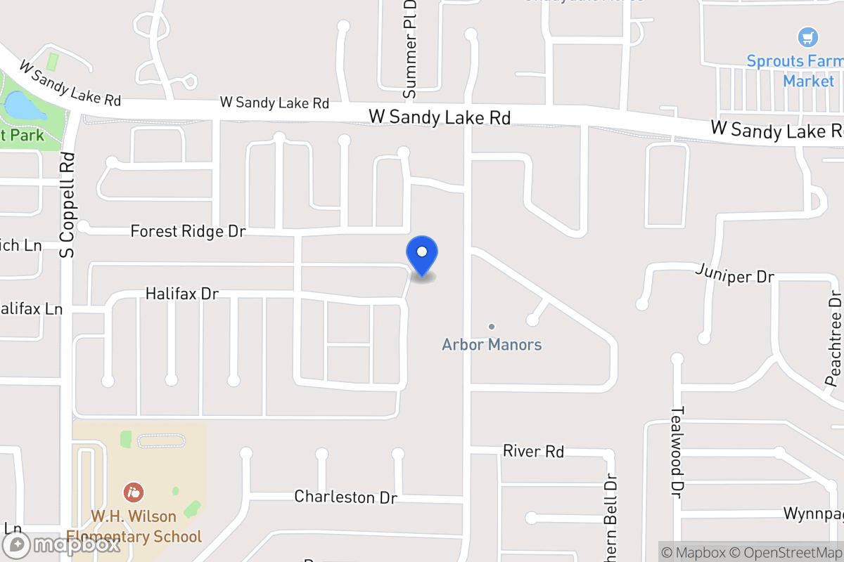 Map of 122 Carrington Dr