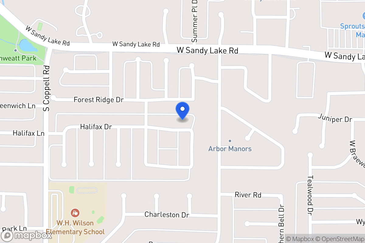 Map of 416 Halifax Dr