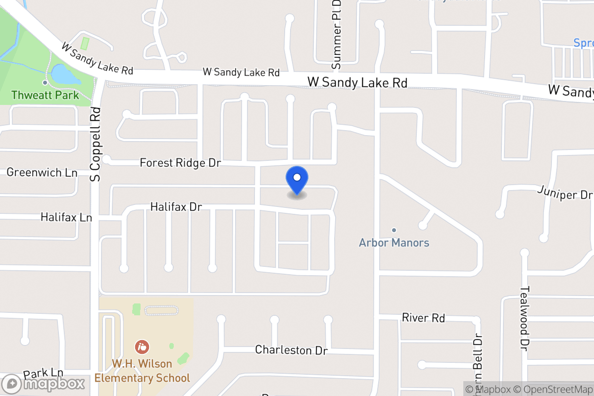 Map of 424 Halifax Dr