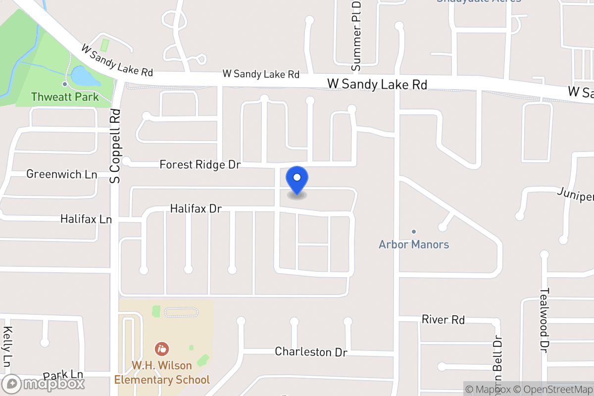 Map of 432 Halifax Dr