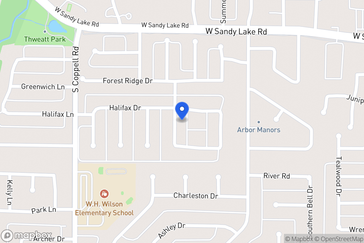 Map of 136 Newport Dr