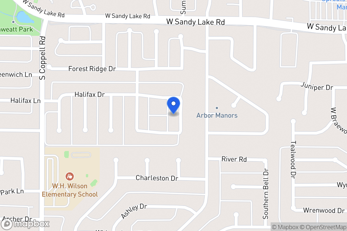 Map of 137 Carrington Dr
