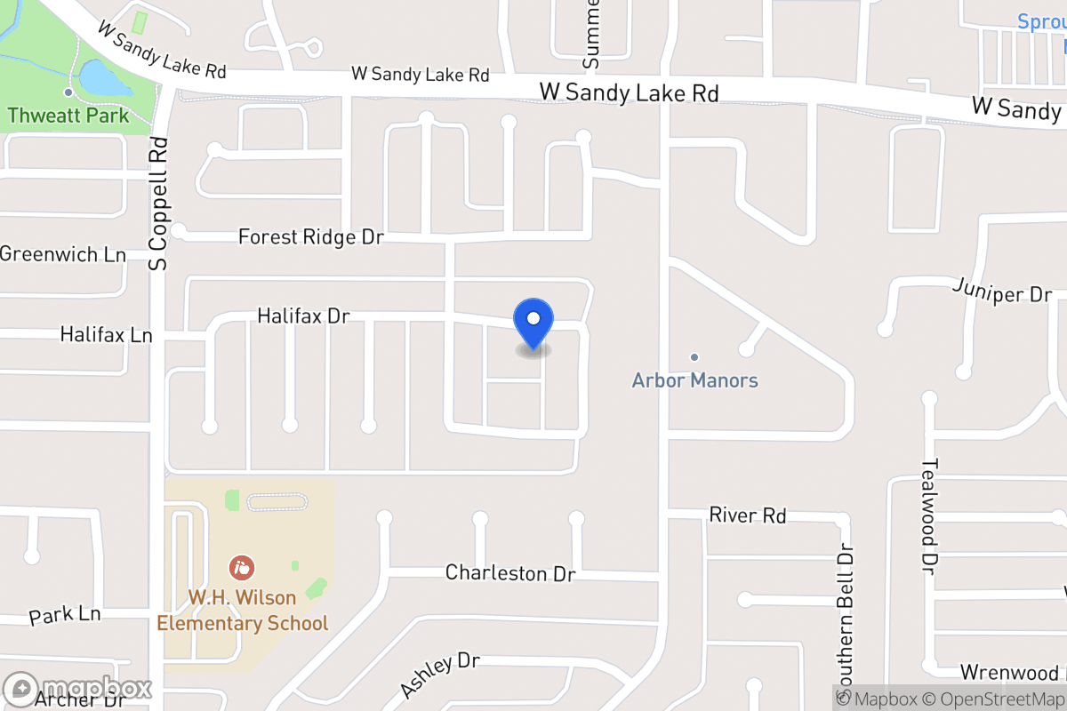 Map of 419 Halifax Dr