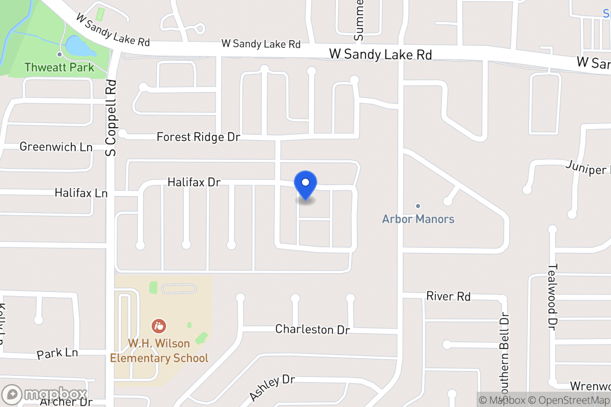 Map of 427 Halifax Dr