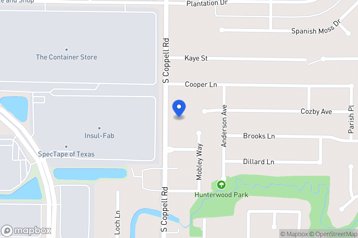 Map of 524 Coppell Rd