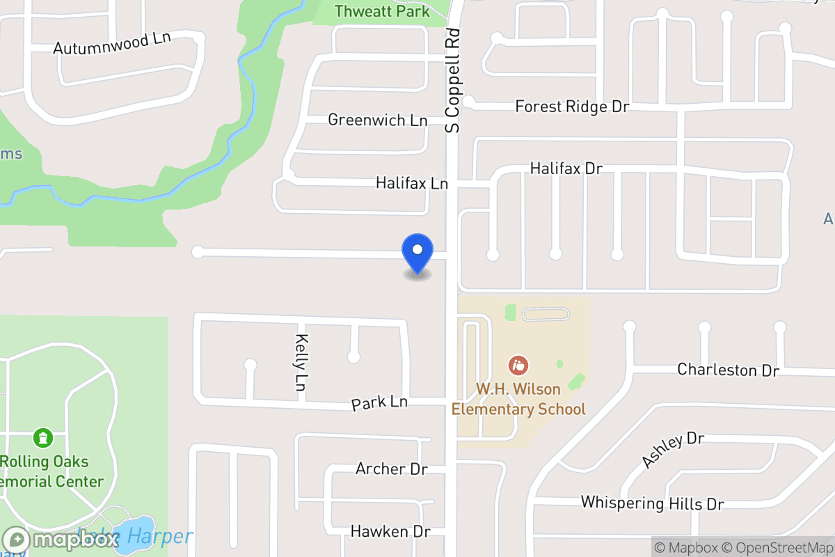 Map of 505 Oak Grove Ln