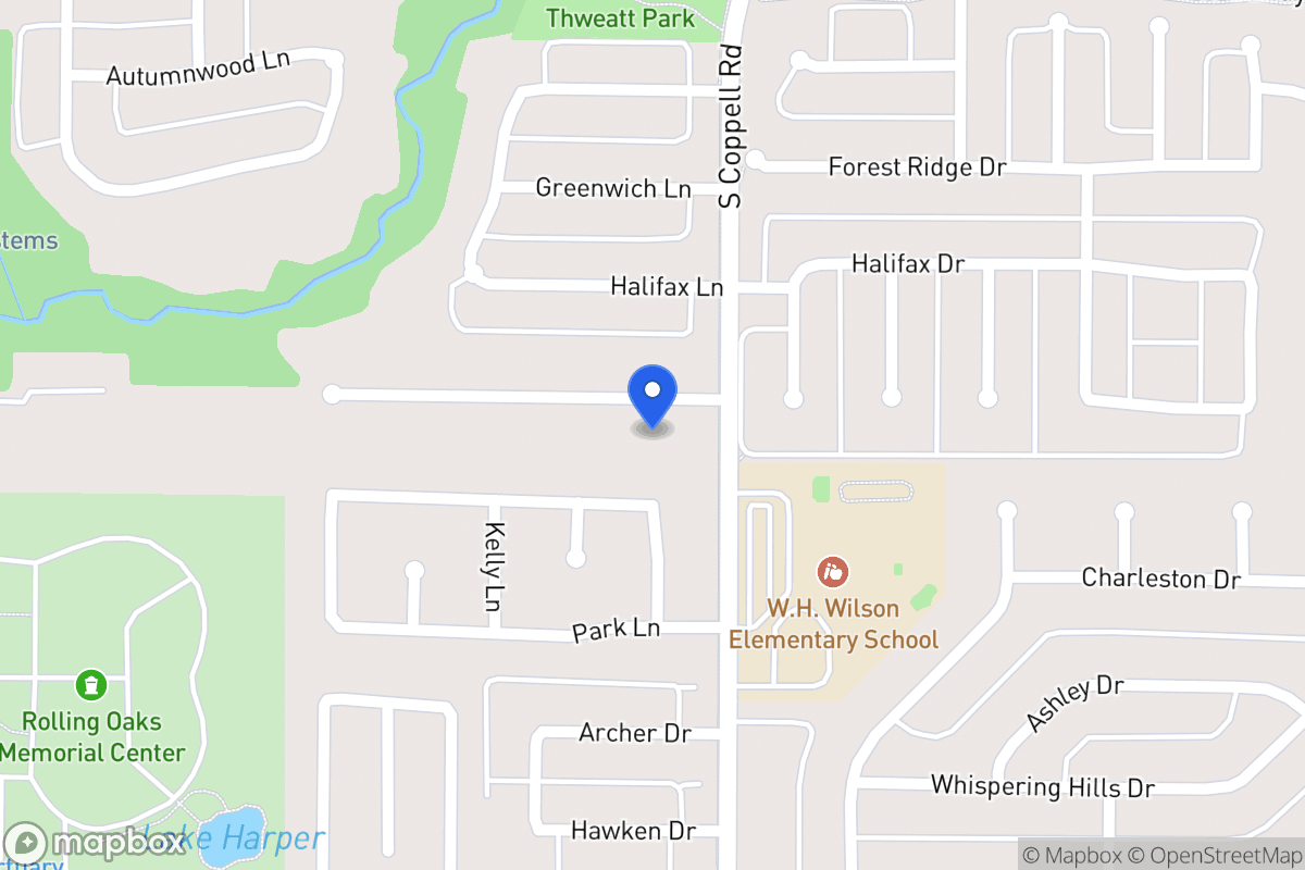 Map of 509 Oak Grove Ln