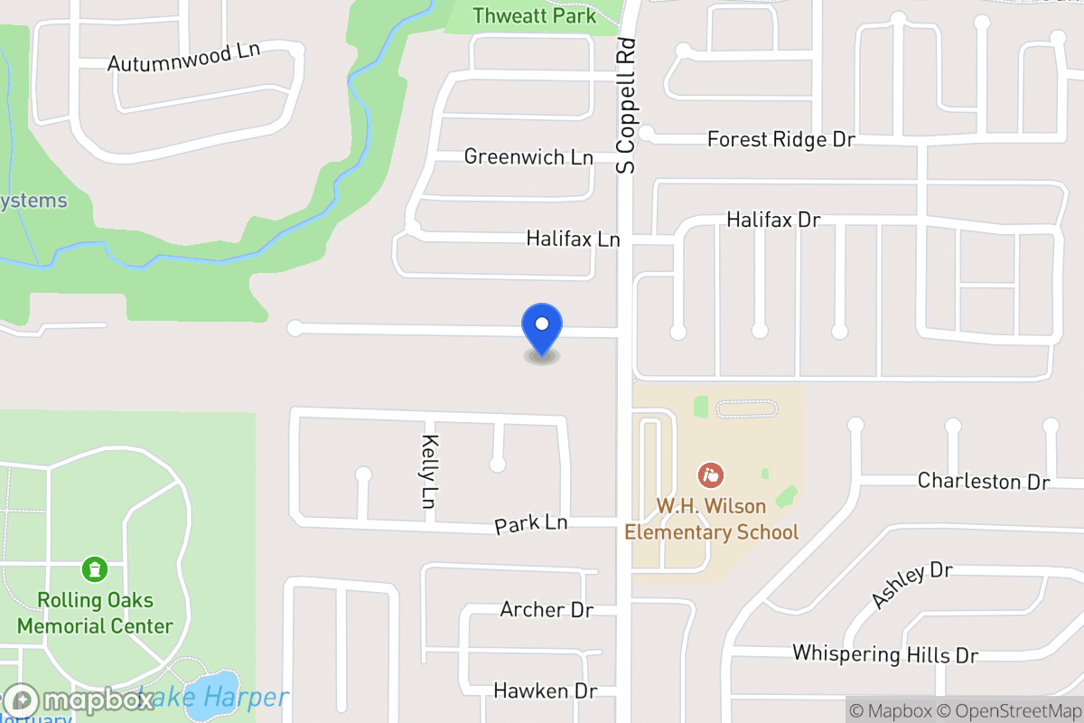 Map of 513 Oak Grove Ln