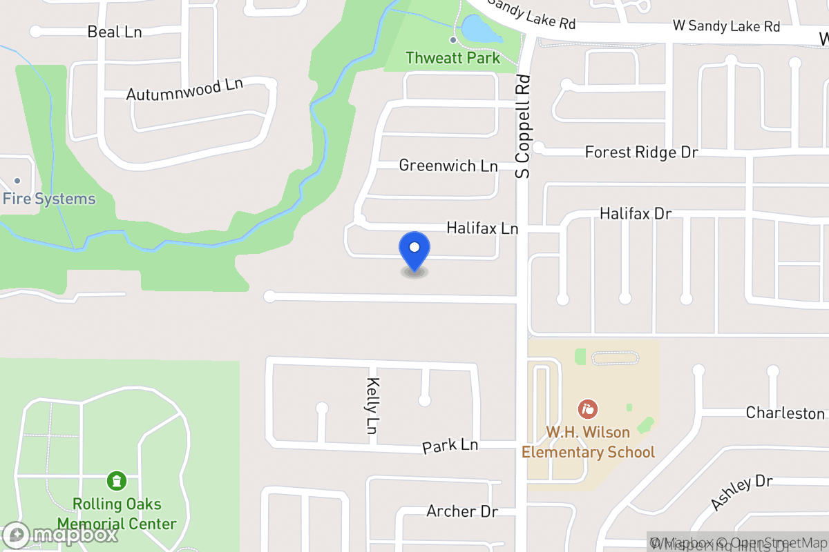 Map of 524 Oak Grove Ln