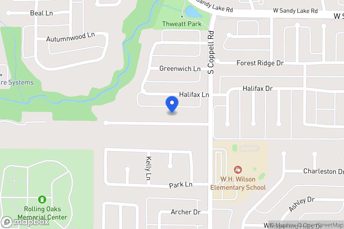 Map of 520 Oak Grove Ln