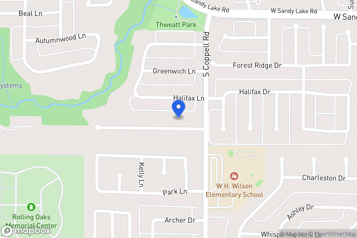 Map of 512 Oak Grove Ln