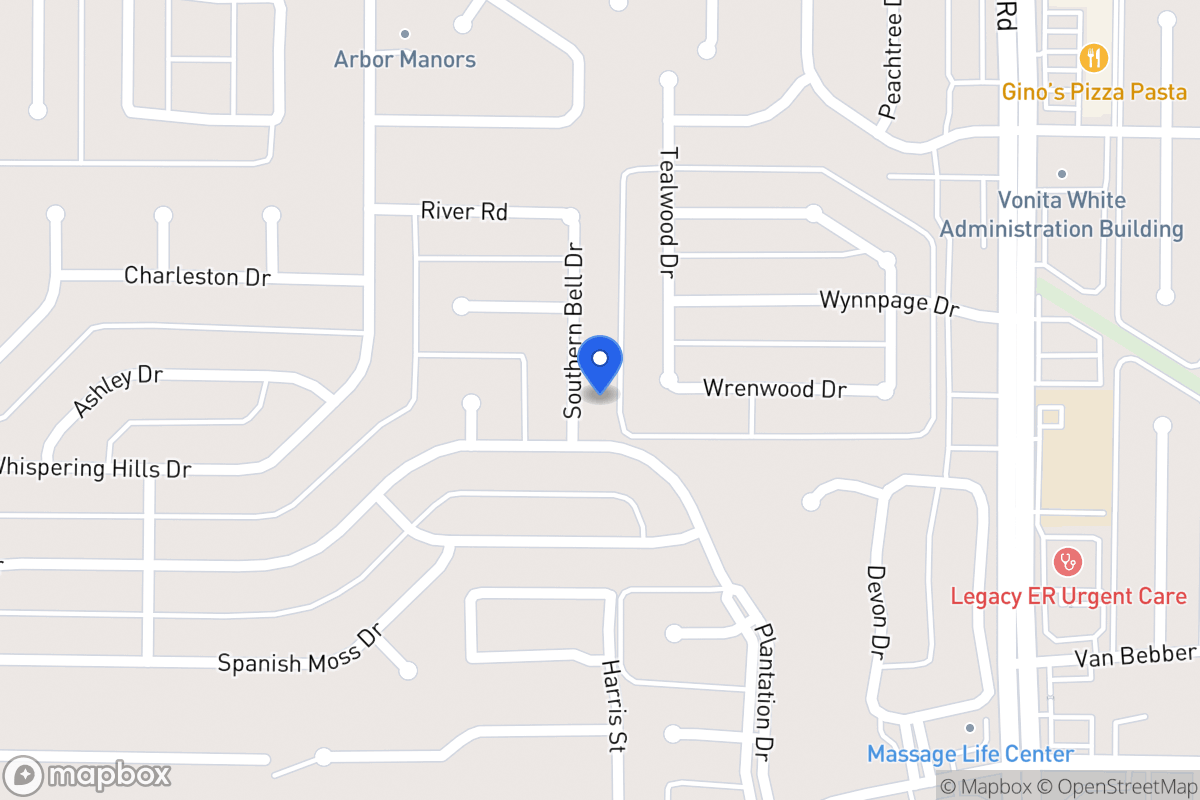 Map of 234 Southern Belle Dr