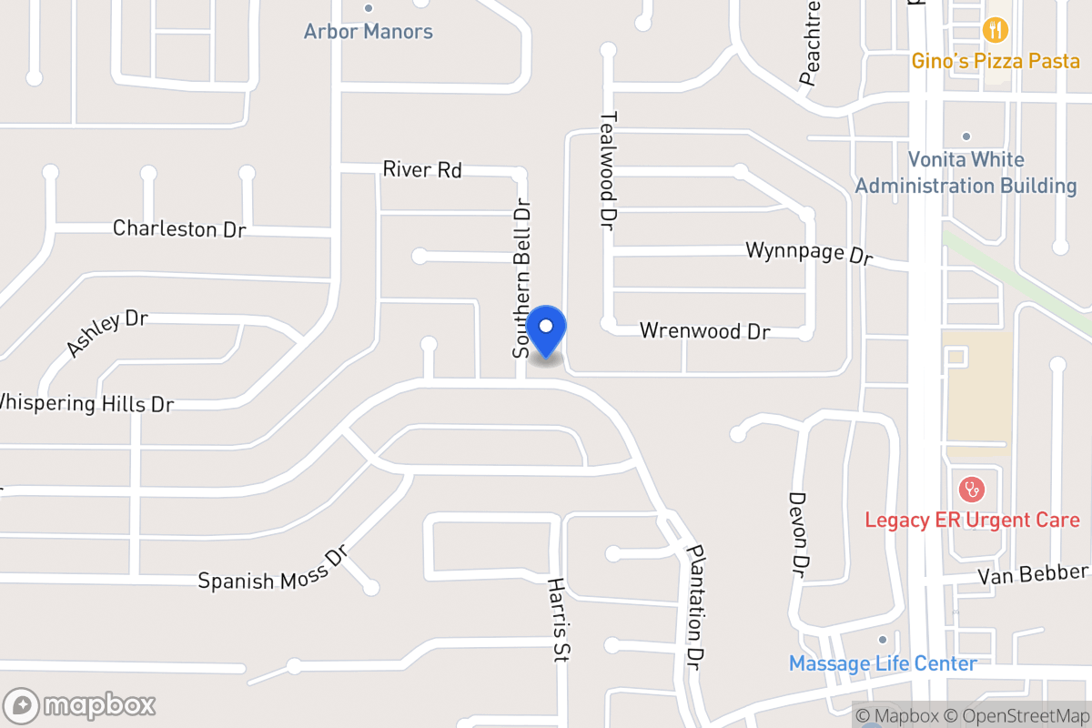 Map of 238 Southern Belle Dr