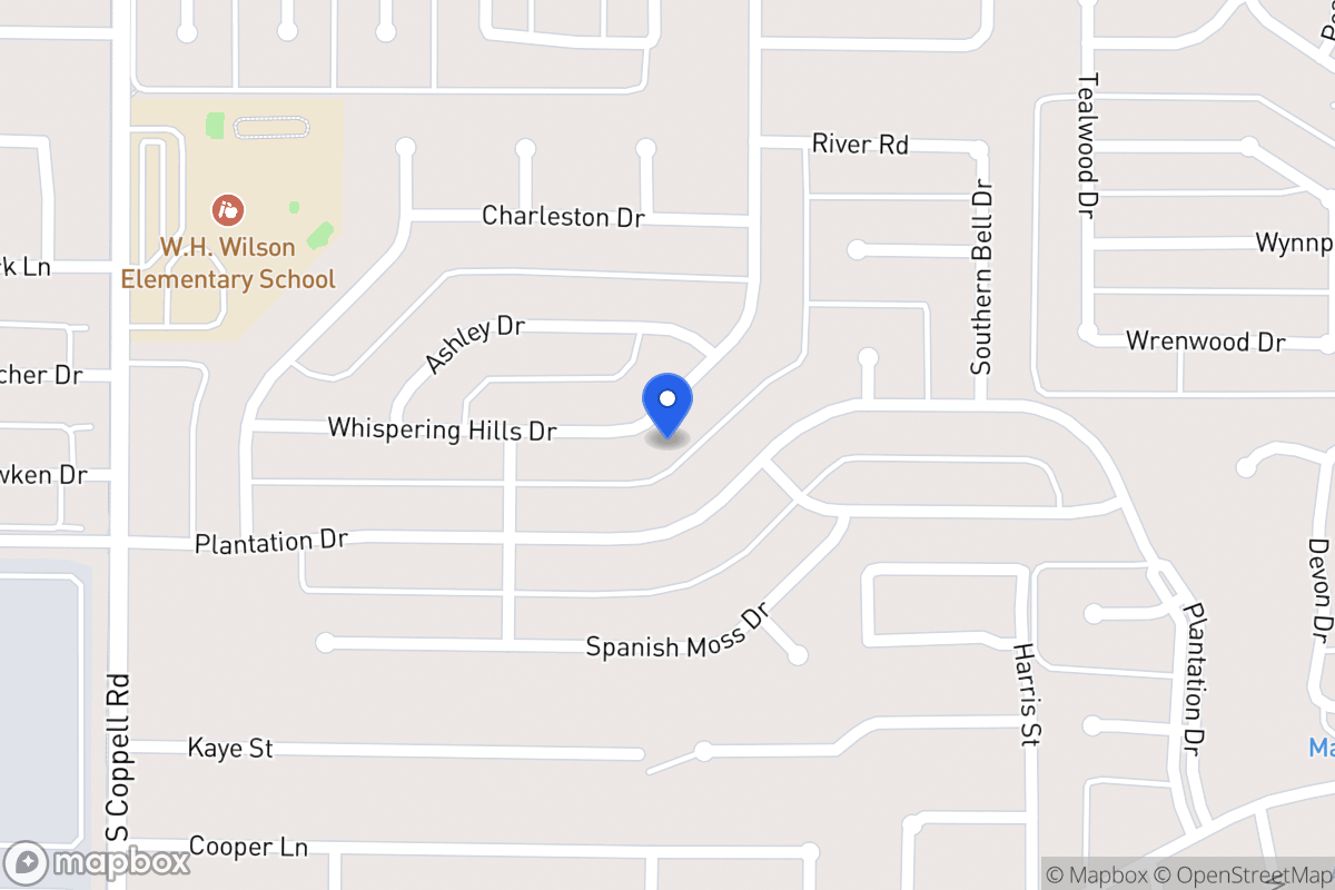 Map of 244 Whispering Hills Dr