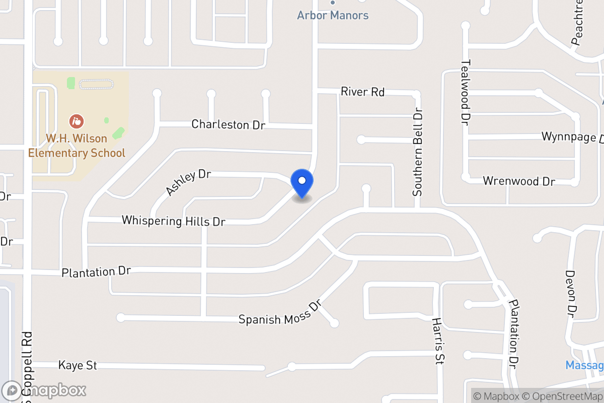 Map of 232 Whispering Hills Dr