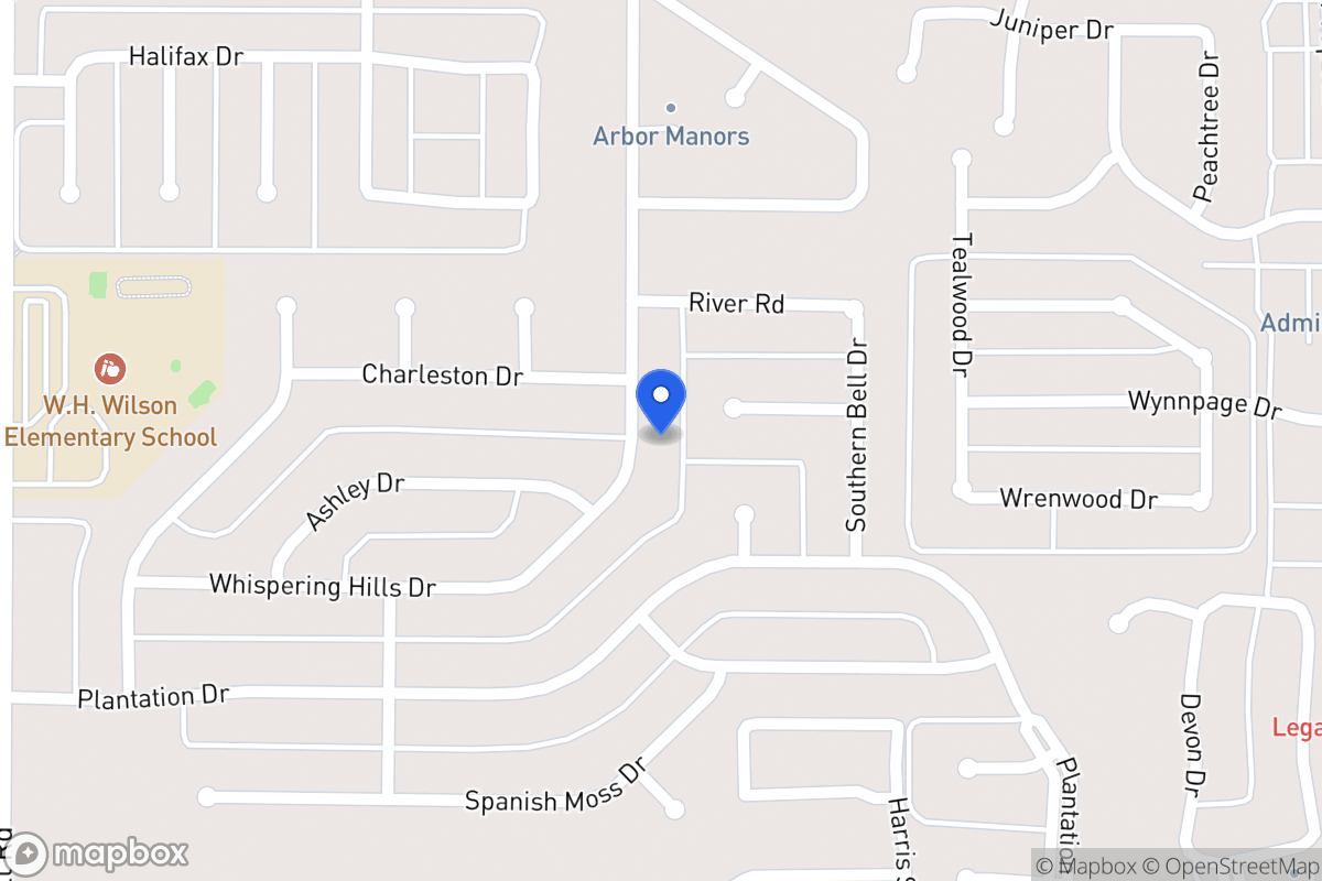 Map of 216 Whispering Hills Dr