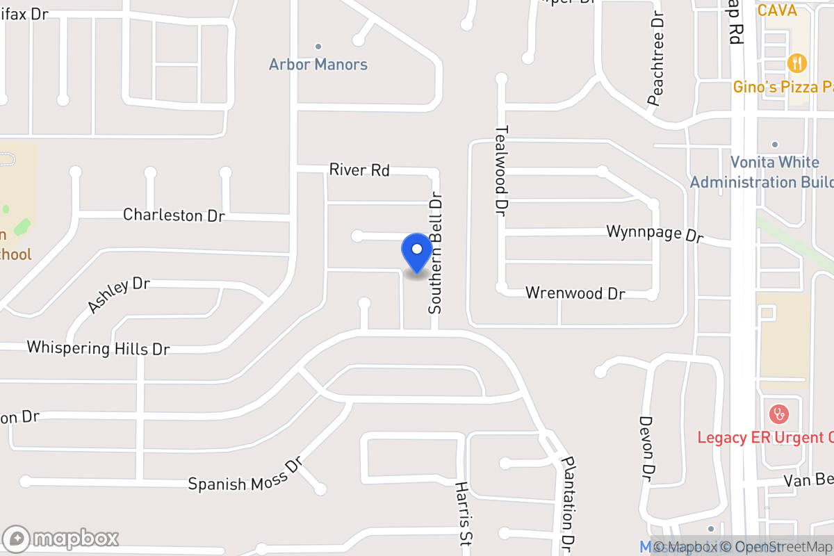 Map of 229 Southern Belle Dr