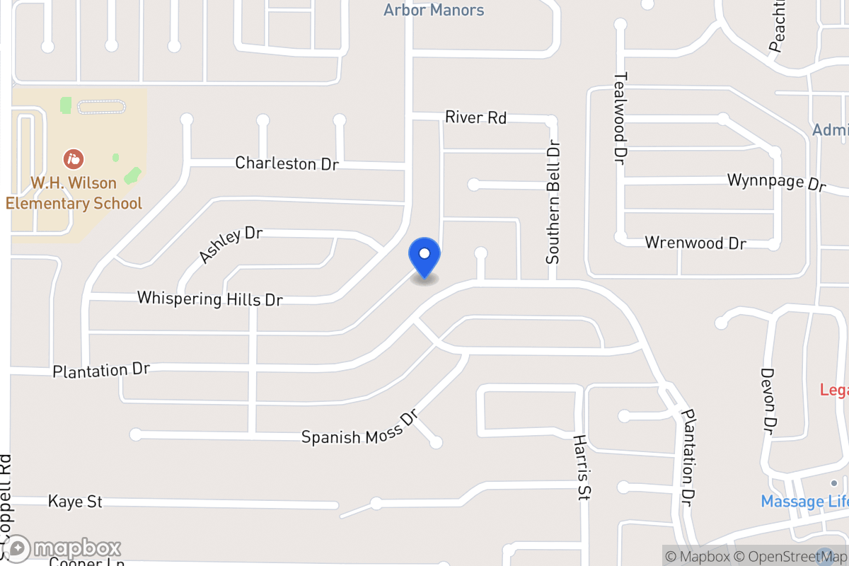 Map of 308 Plantation Dr
