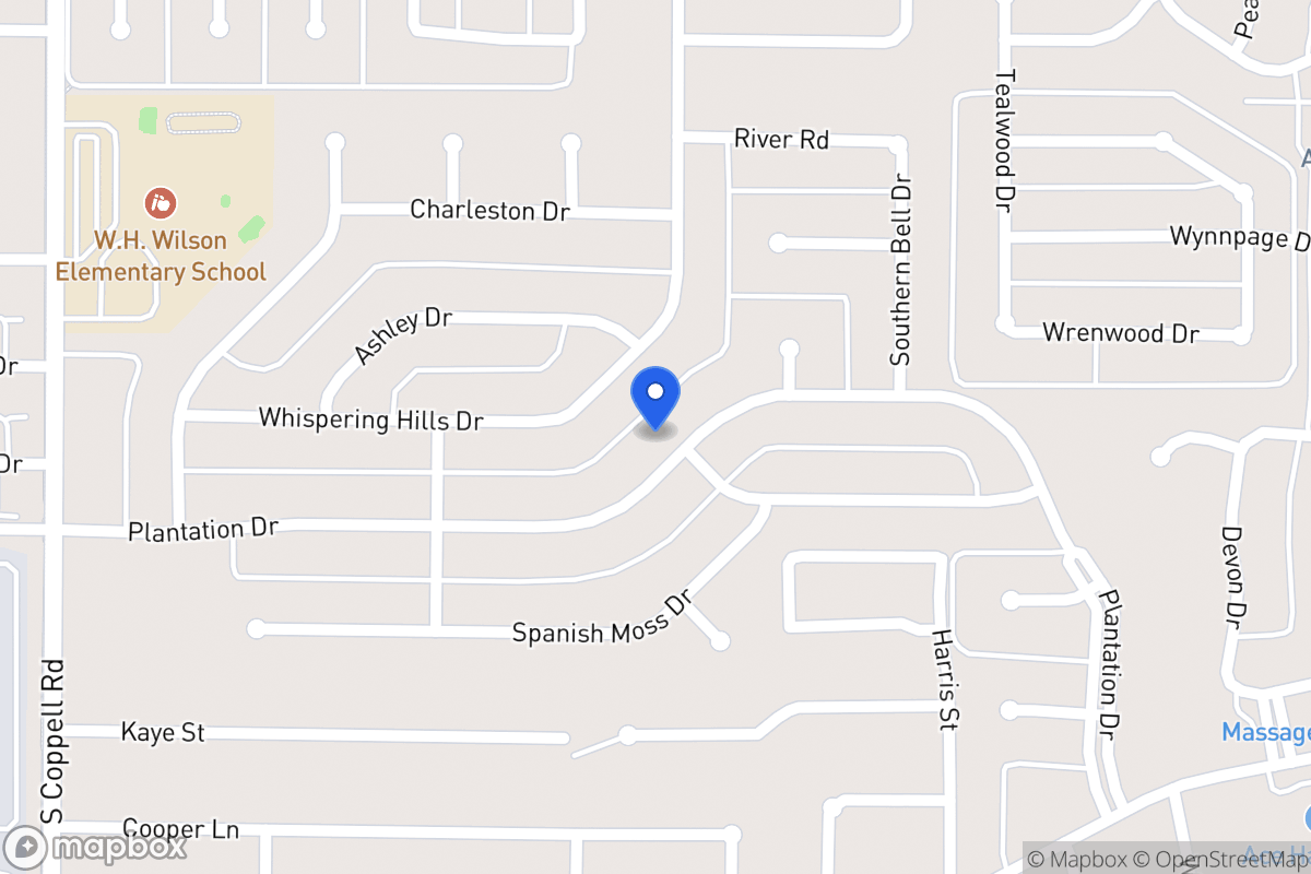 Map of 316 Plantation Dr