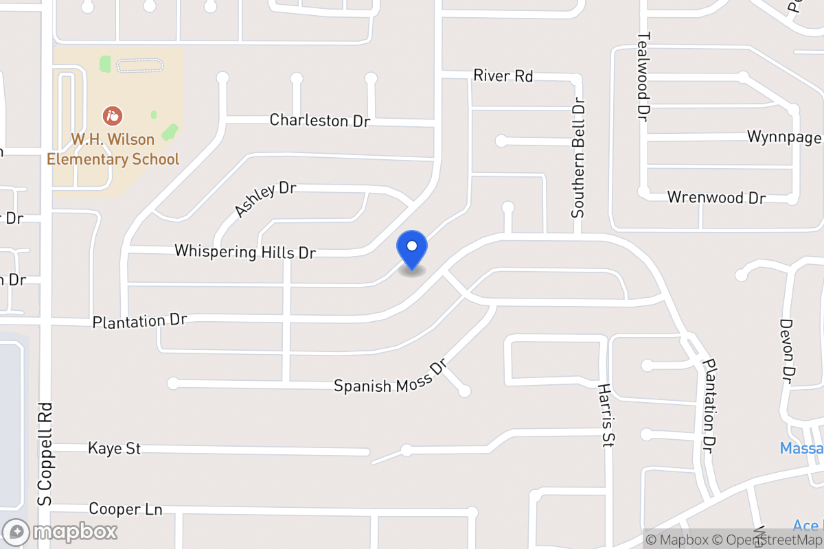 Map of 320 Plantation Dr