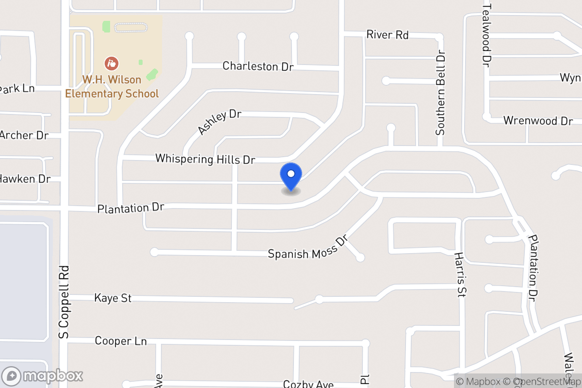 Map of 332 Plantation Dr