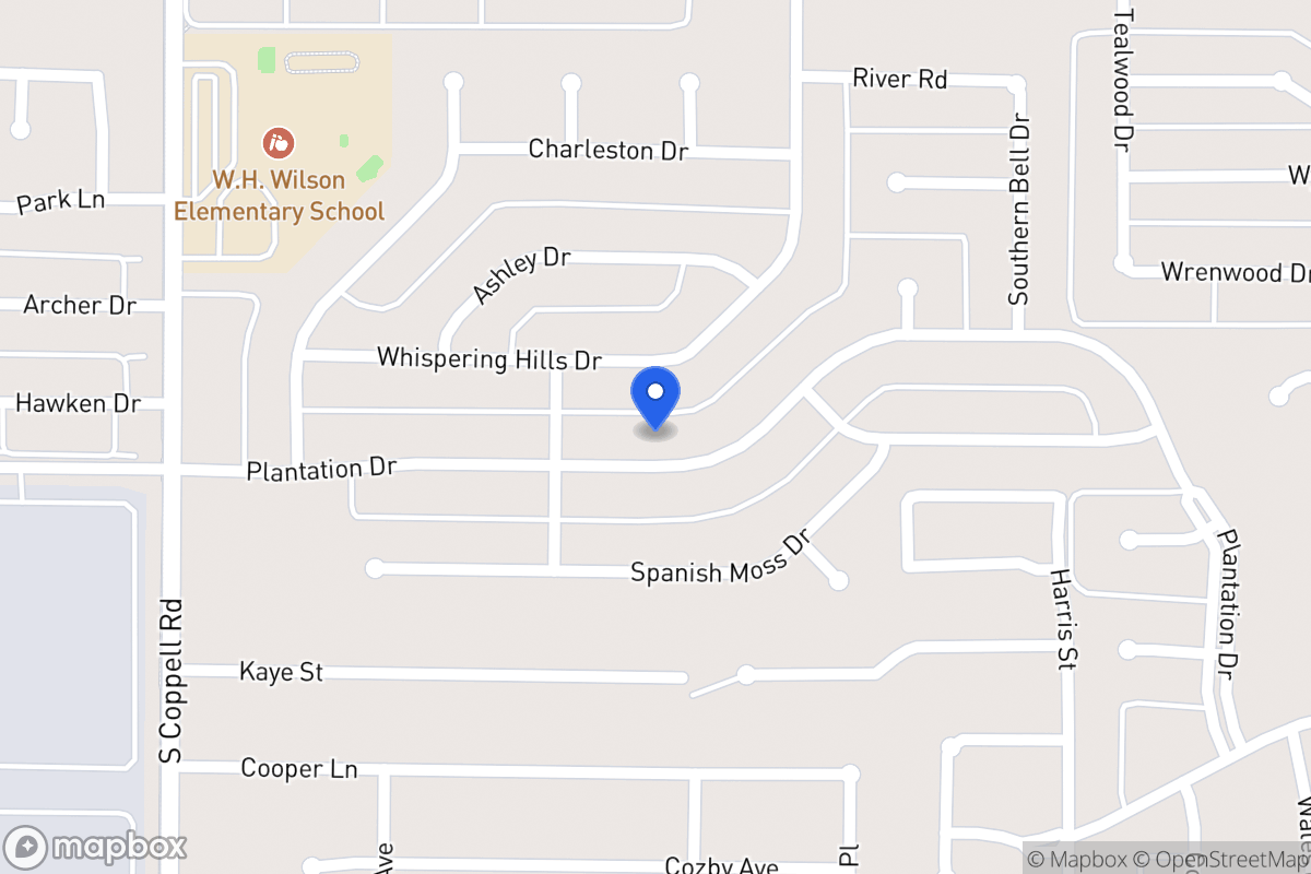 Map of 336 Plantation Dr