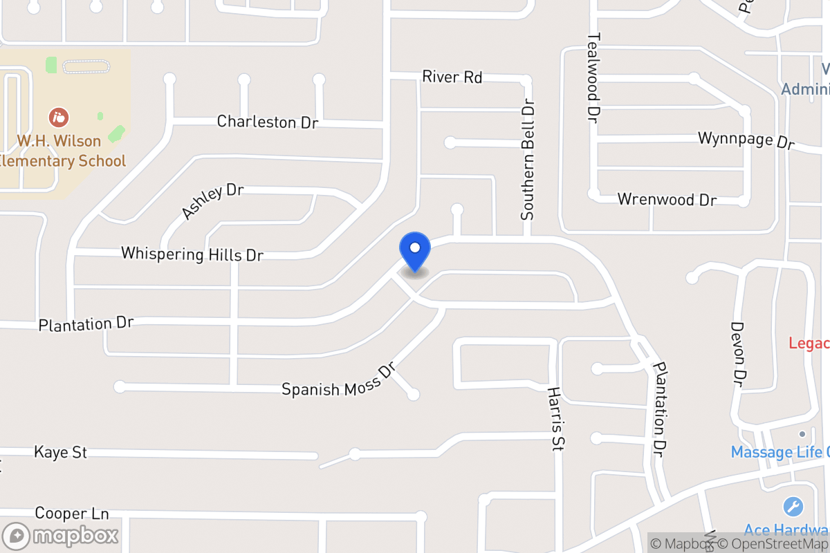 Map of 245 Plantation Dr