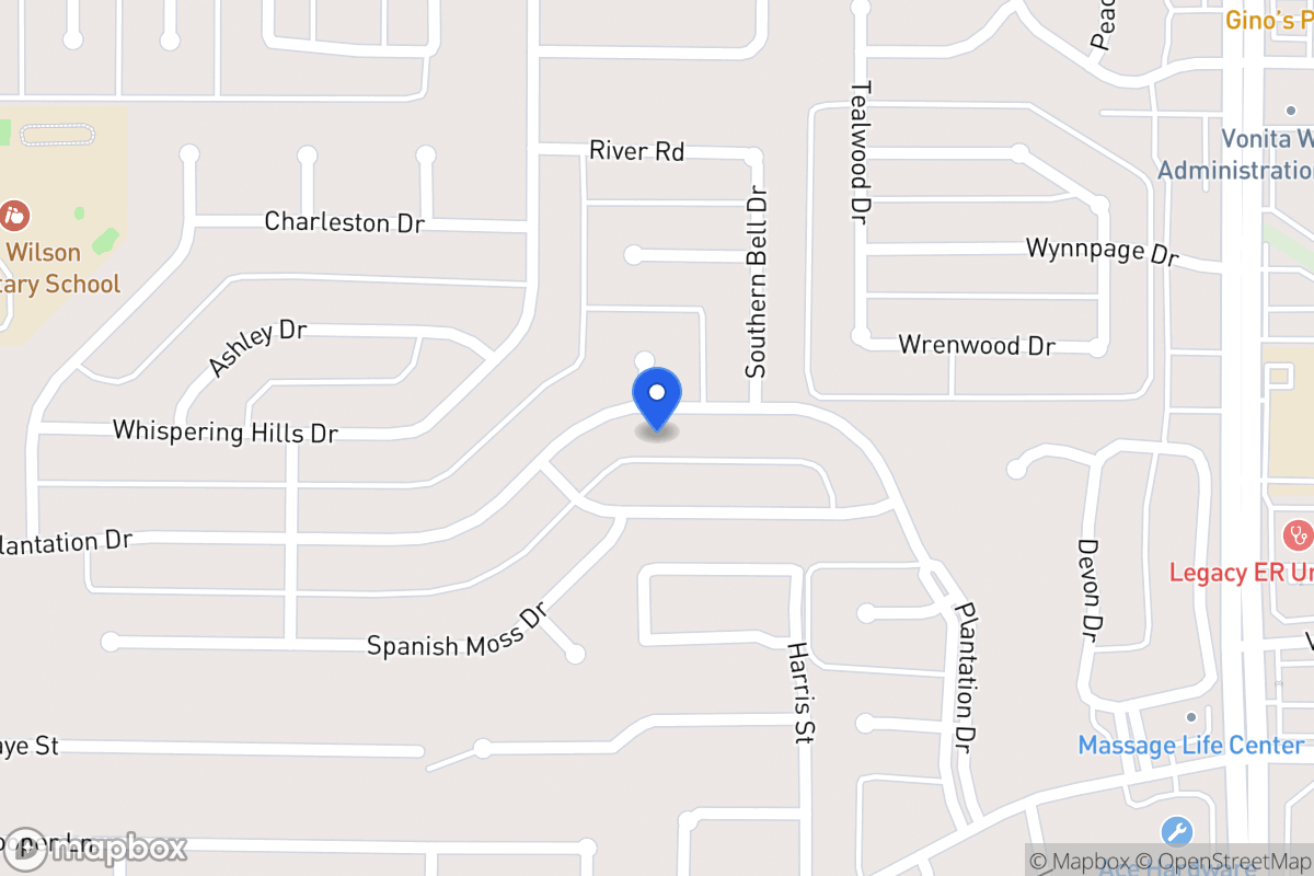 Map of 233 Plantation Dr