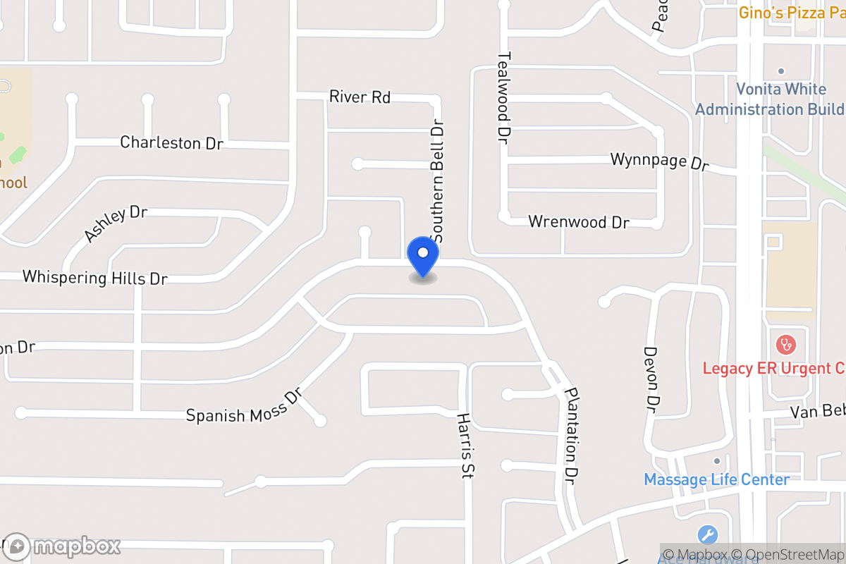 Map of 221 Plantation Dr