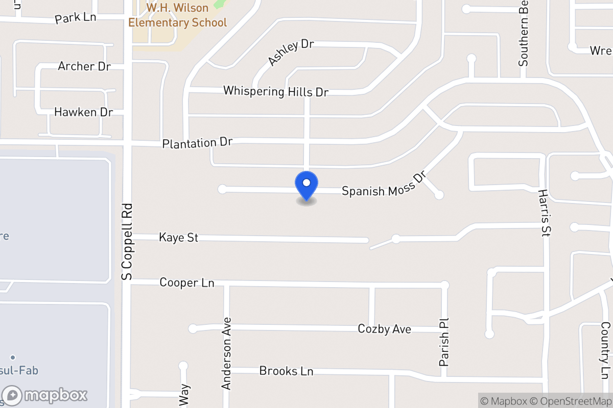 Map of 351 Spanish Moss Dr