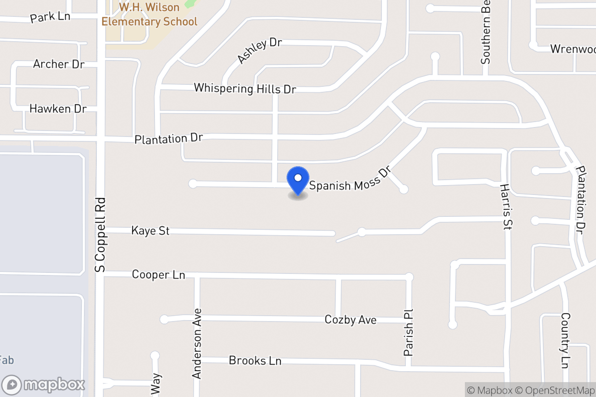 Map of 343 Spanish Moss Dr