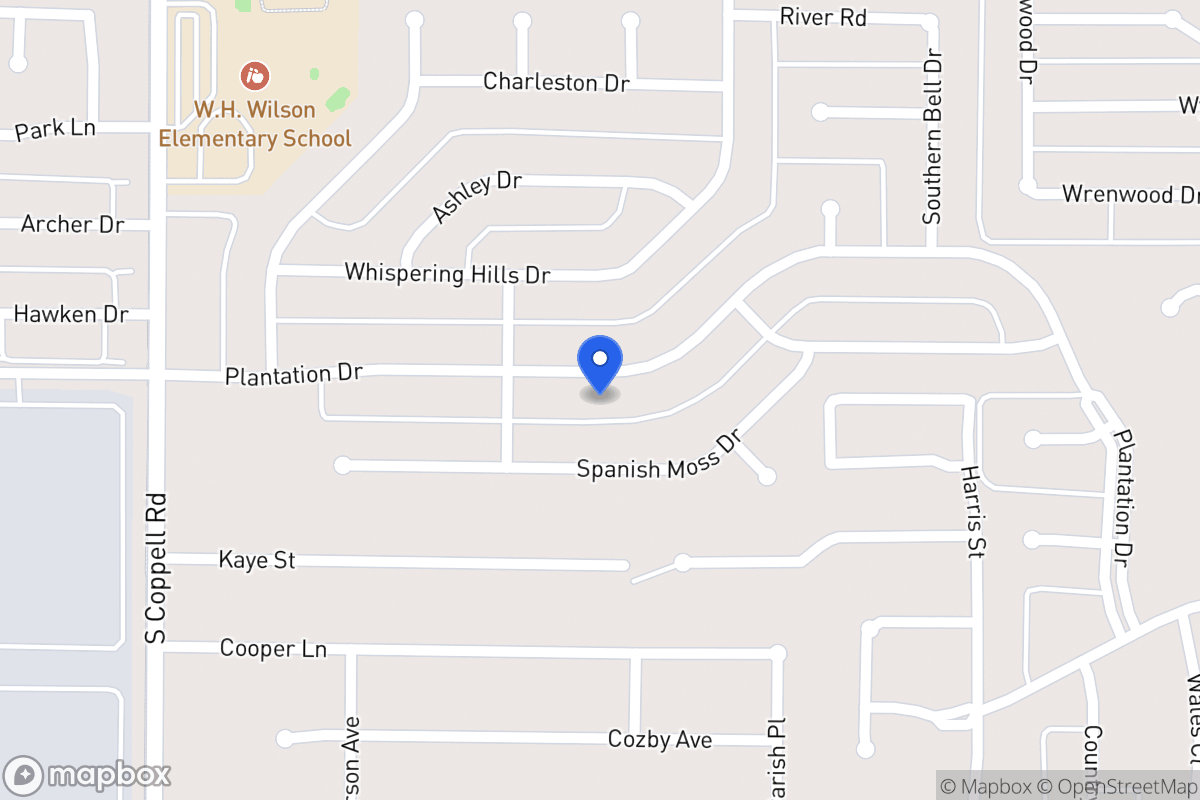 Map of 325 Plantation Dr