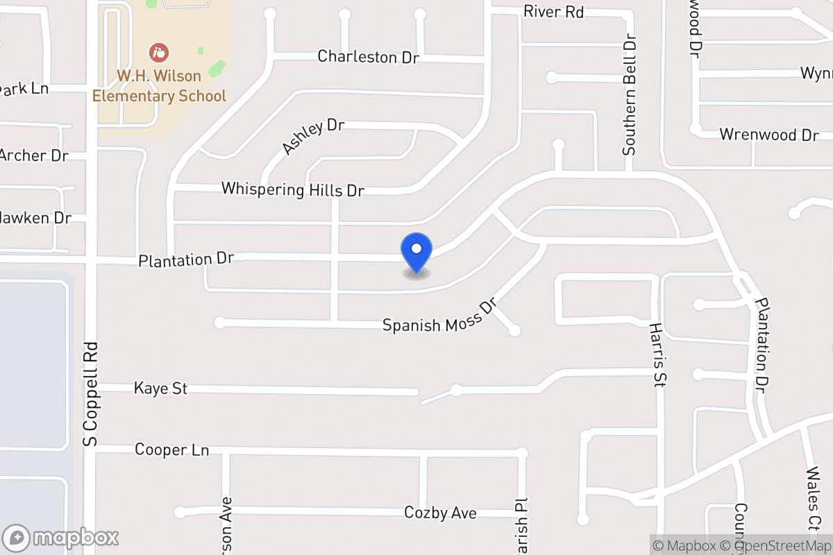 Map of 321 Plantation Dr