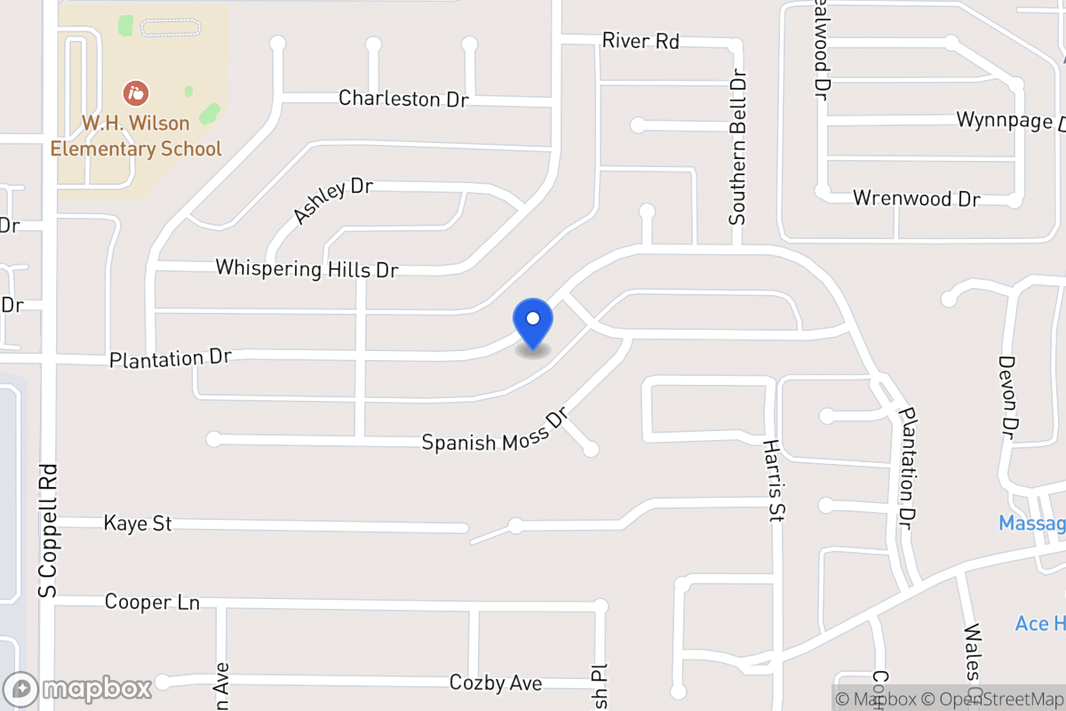 Map of 309 Plantation Dr