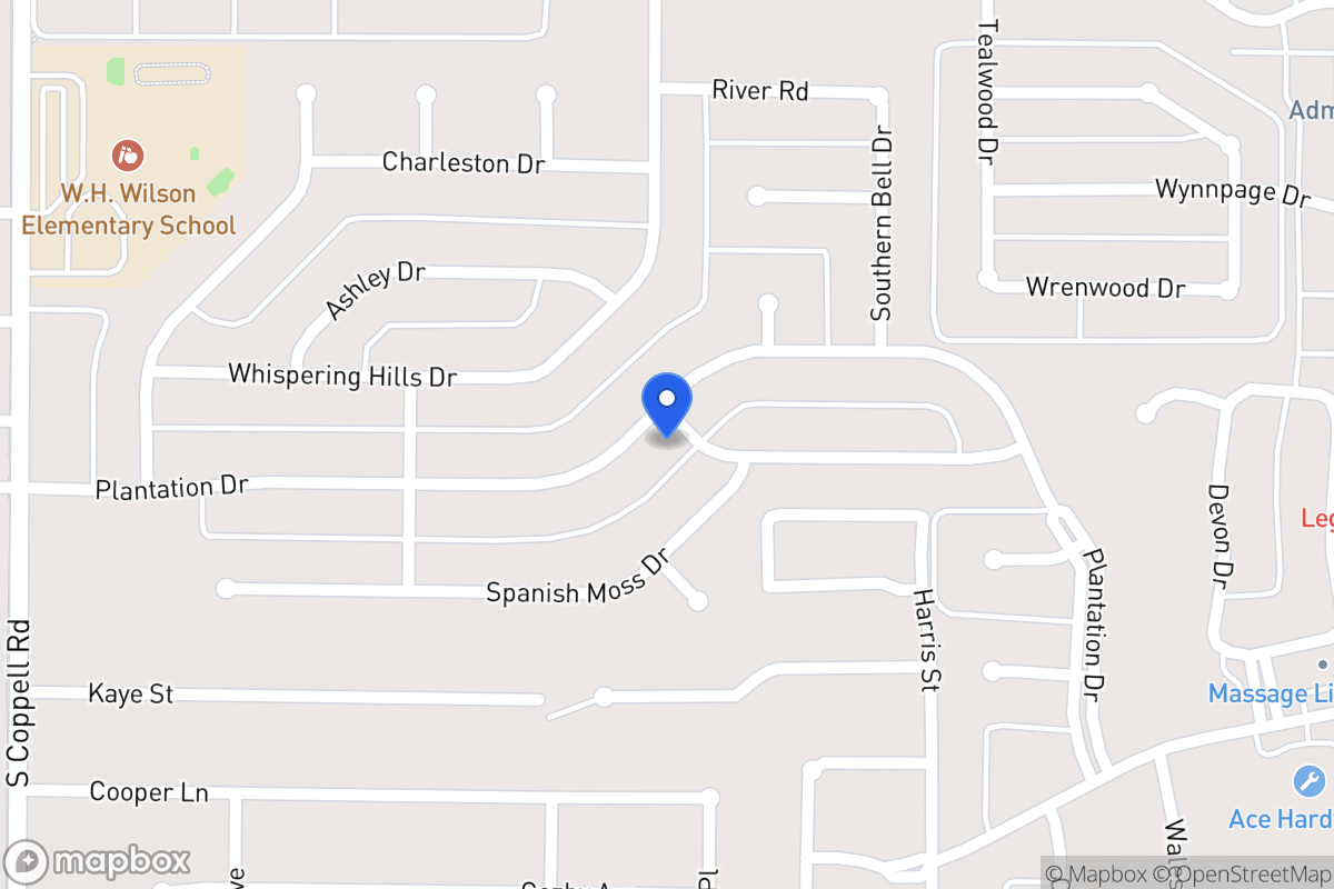 Map of 301 Plantation Dr