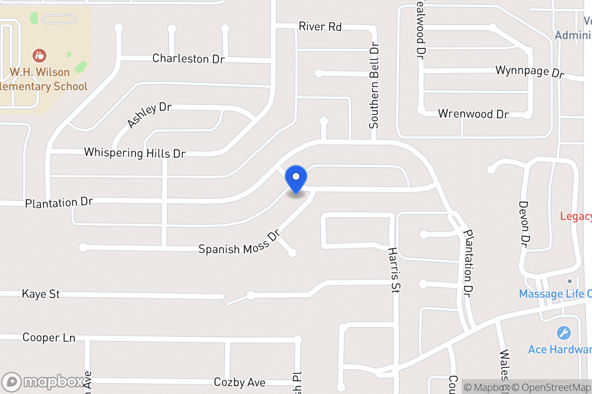 Map of 302 Spanish Moss Dr
