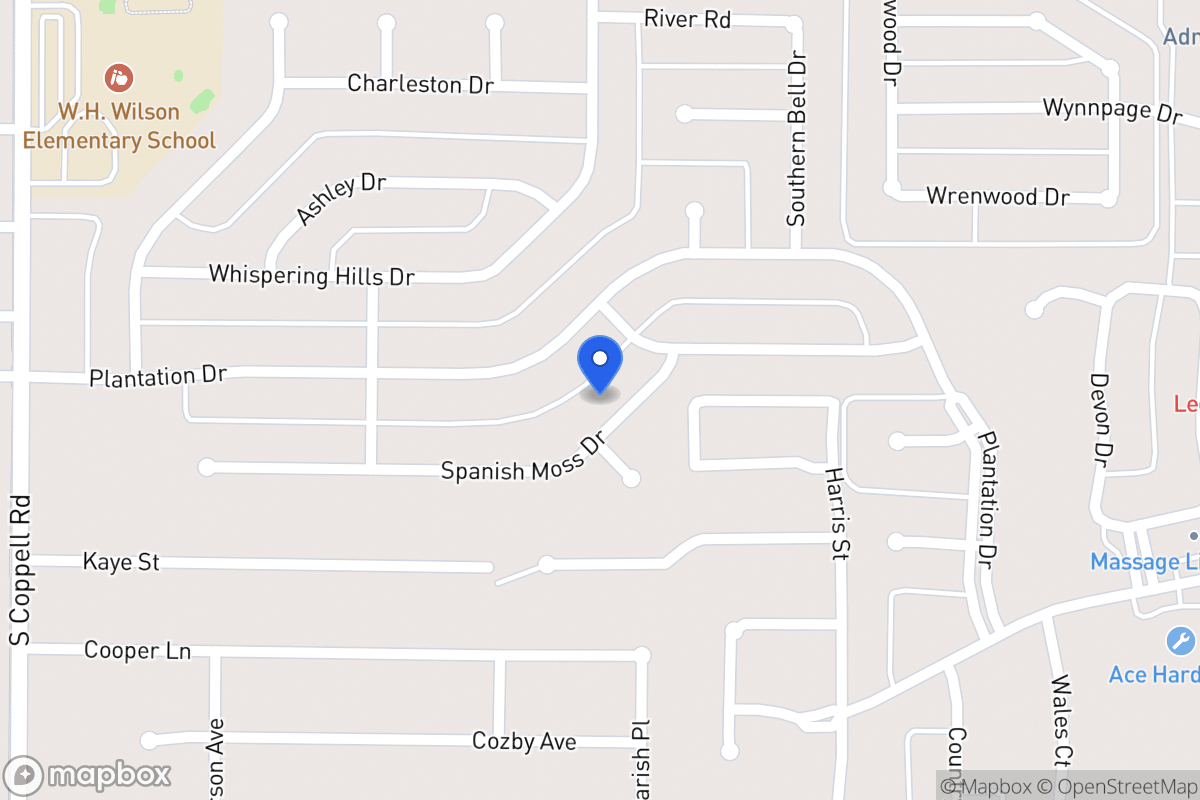 Map of 310 Spanish Moss Dr