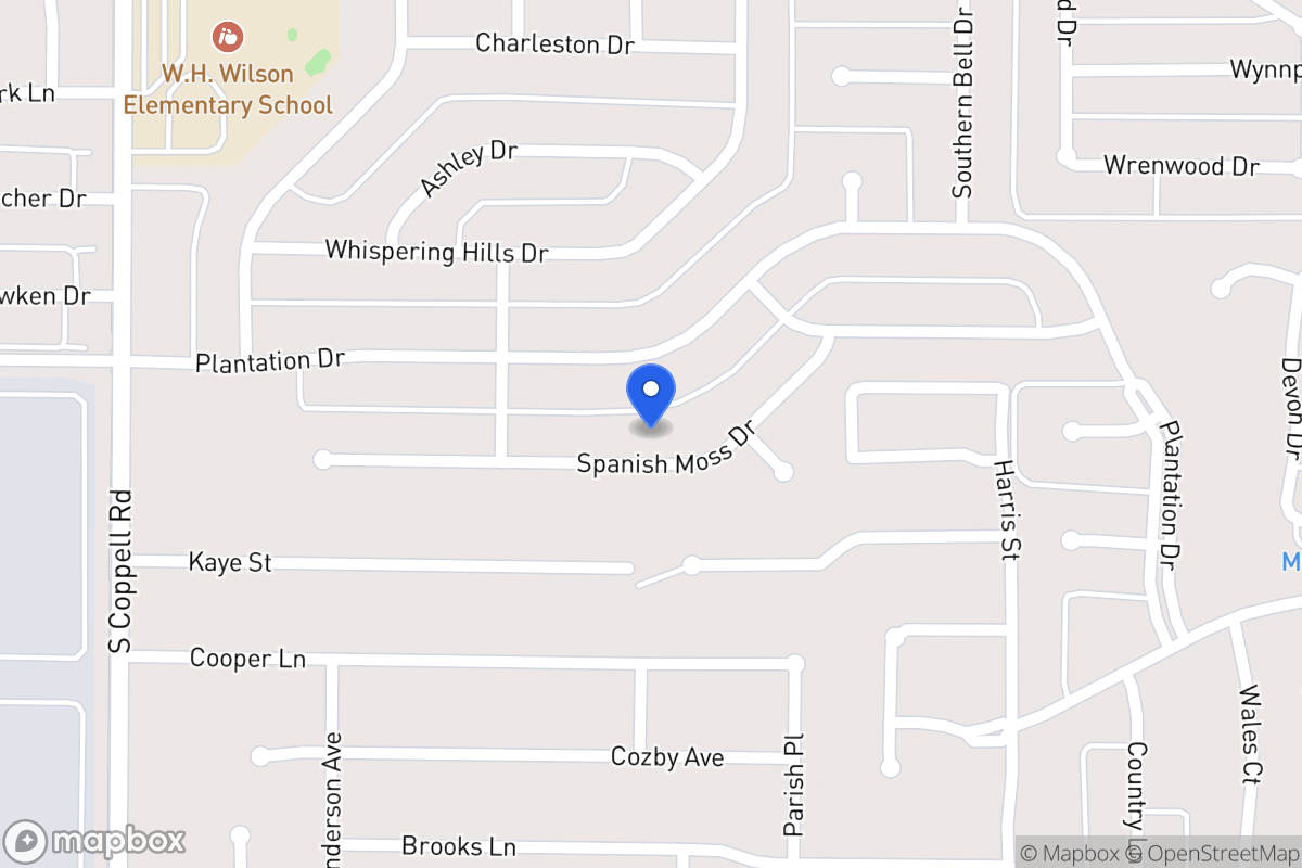 Map of 326 Spanish Moss Dr
