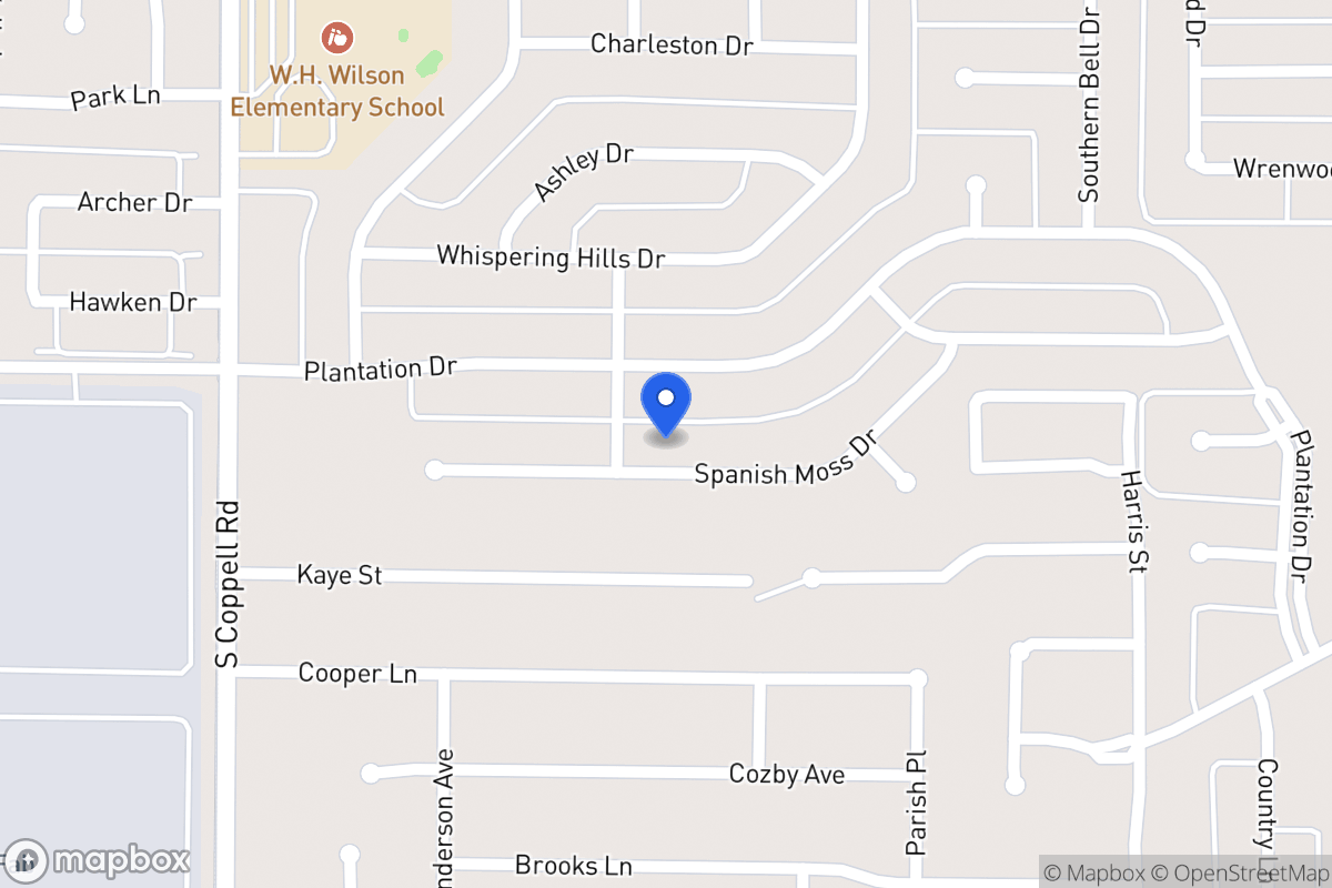 Map of 342 Spanish Moss Dr