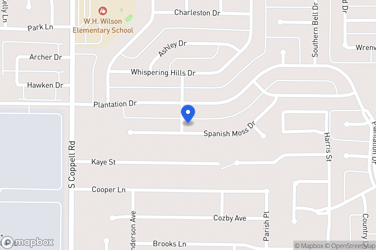Map of 346 Spanish Moss Dr