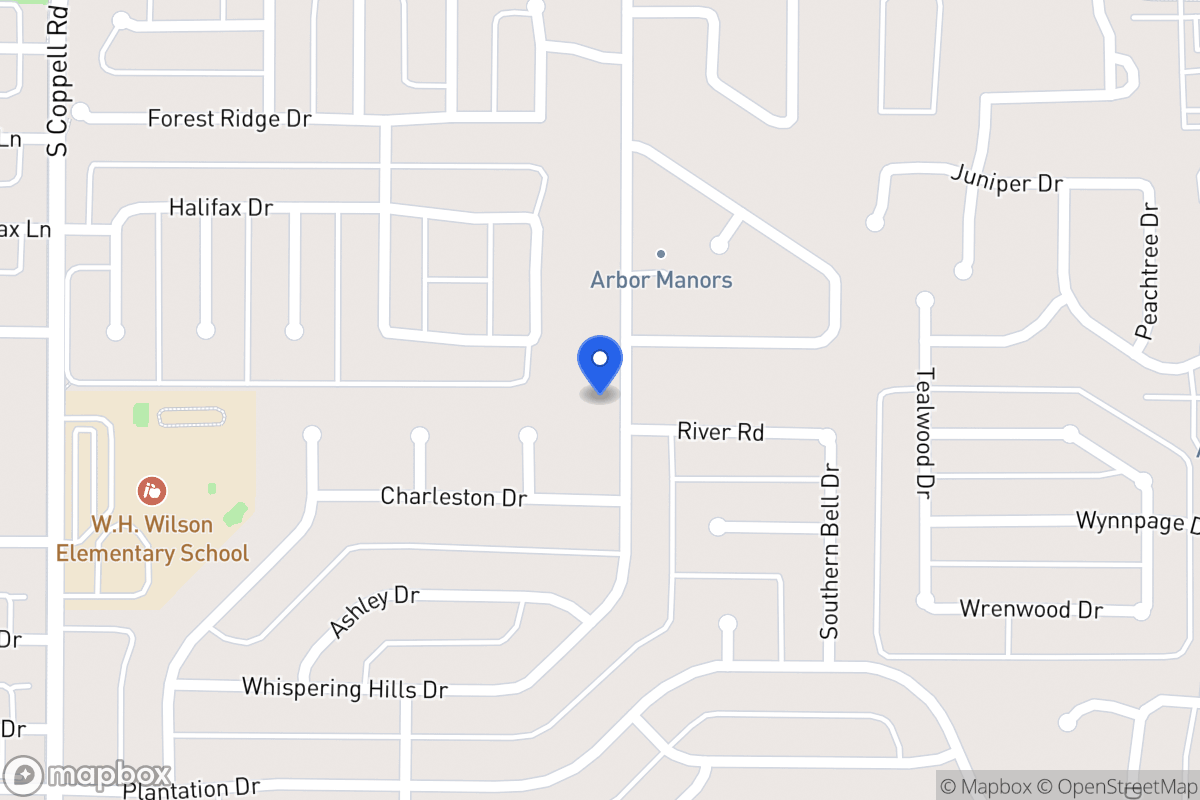 Map of 201 Whispering Hills Dr