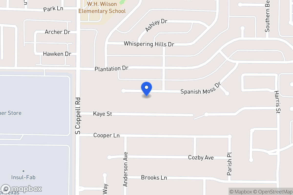 Map of 411 Spanish Moss Ct