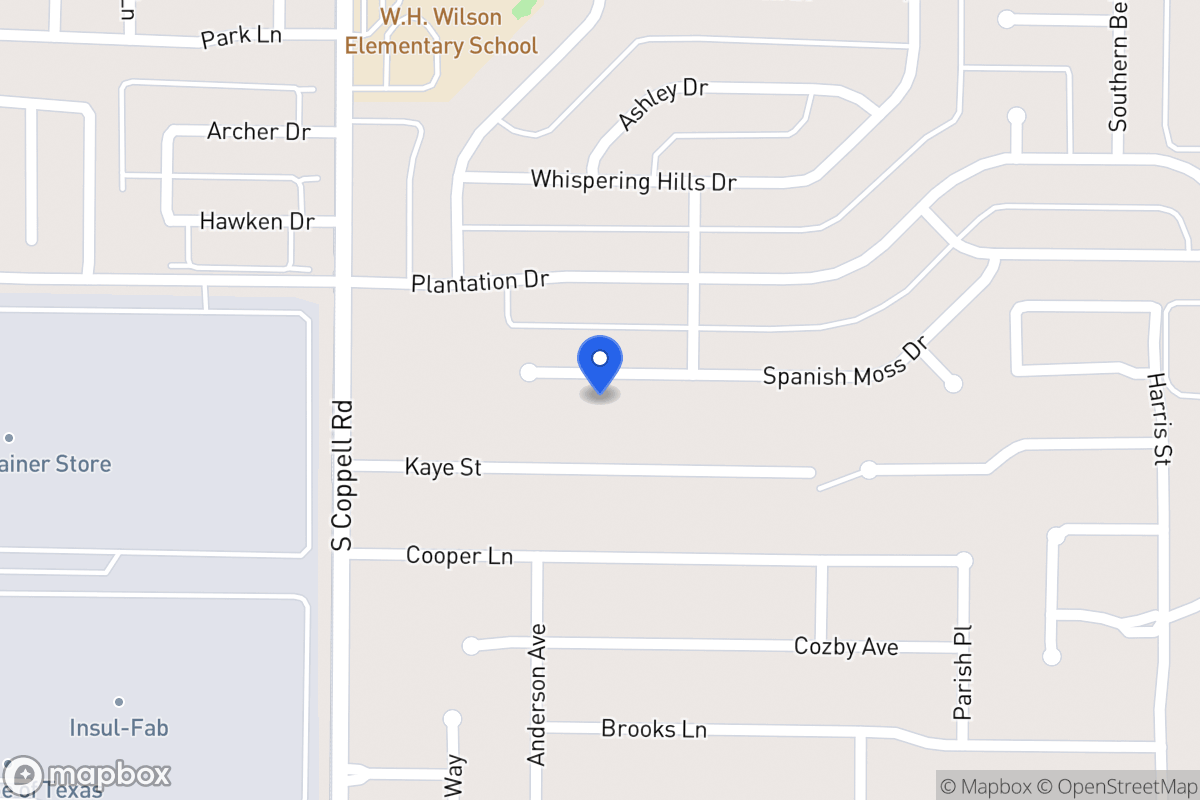 Map of 415 Spanish Moss Ct