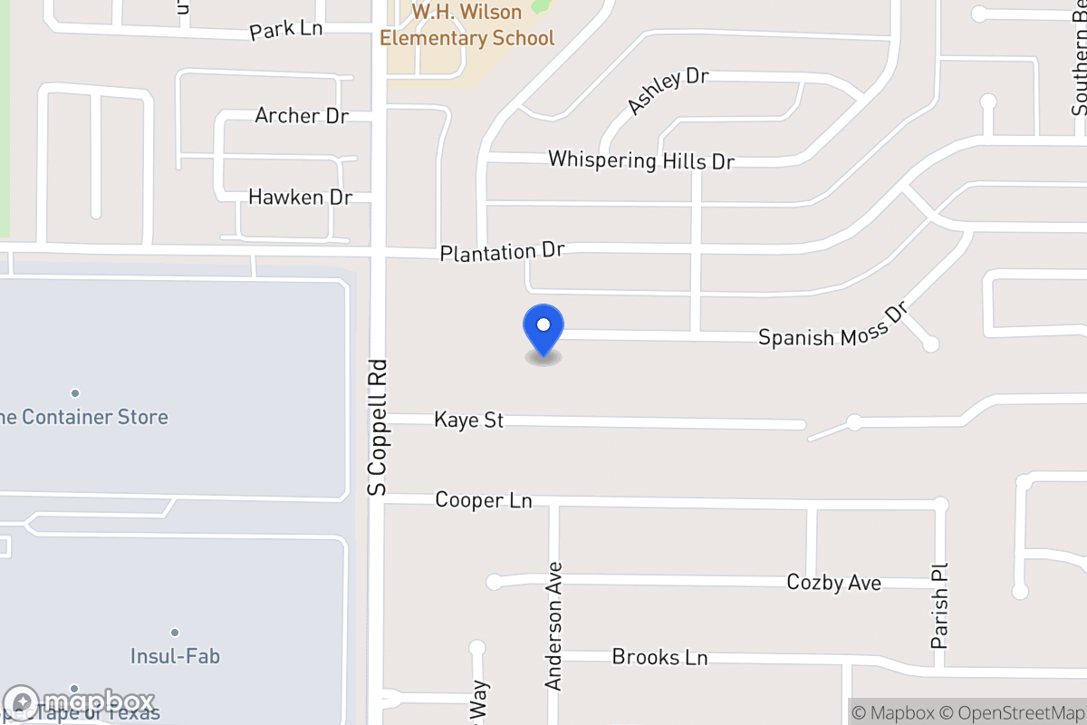 Map of 427 Spanish Moss Ct