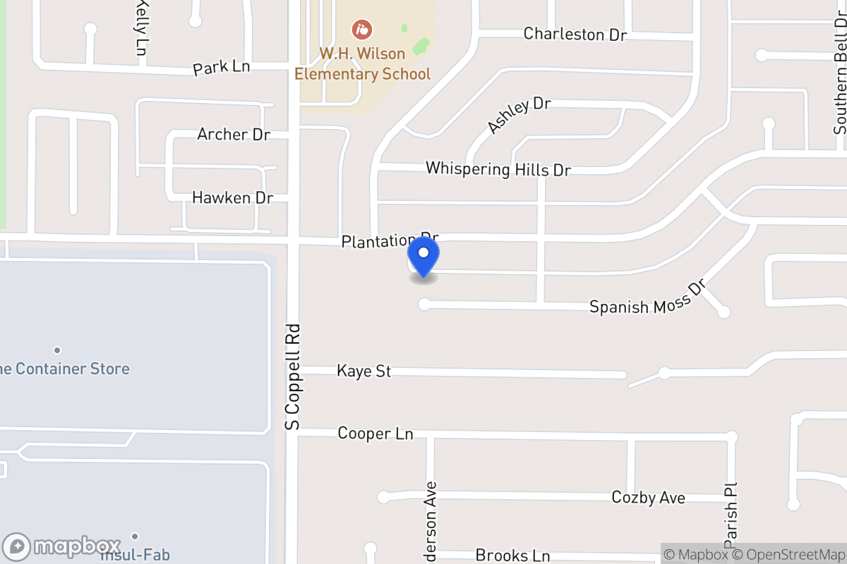 Map of 426 Spanish Moss Ct