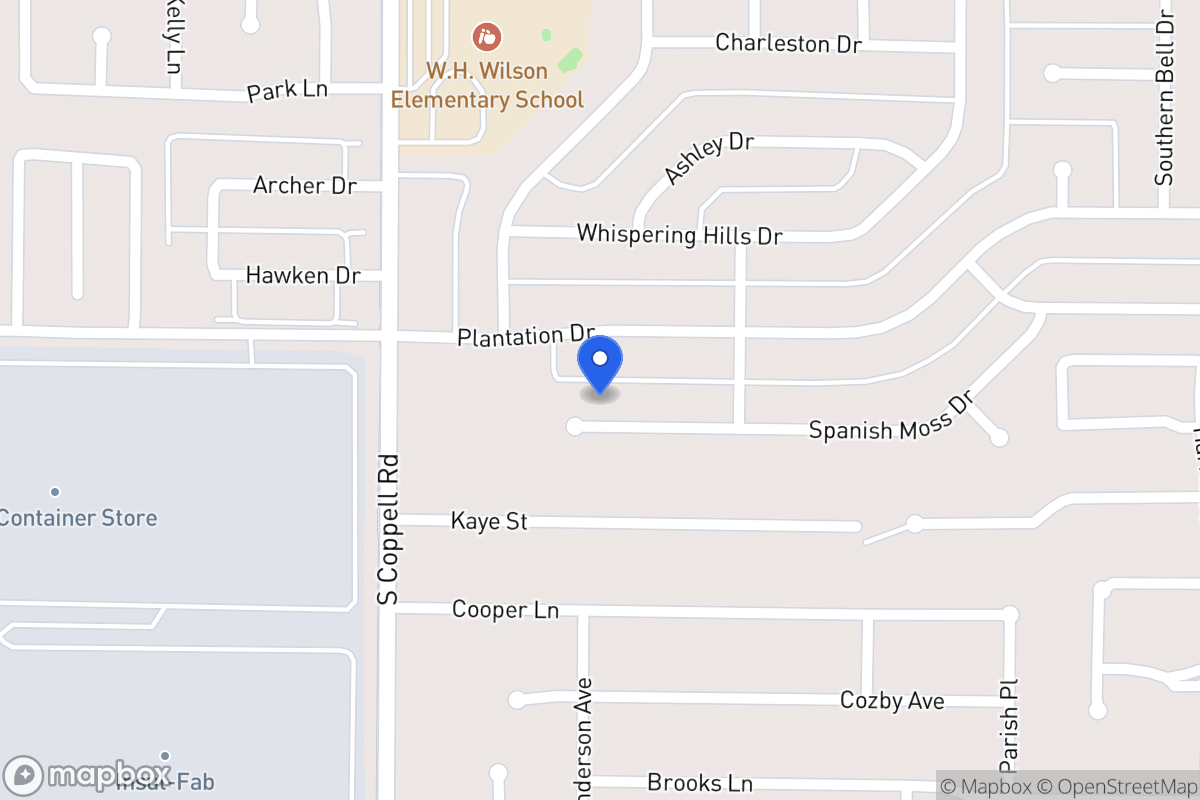 Map of 422 Spanish Moss Ct