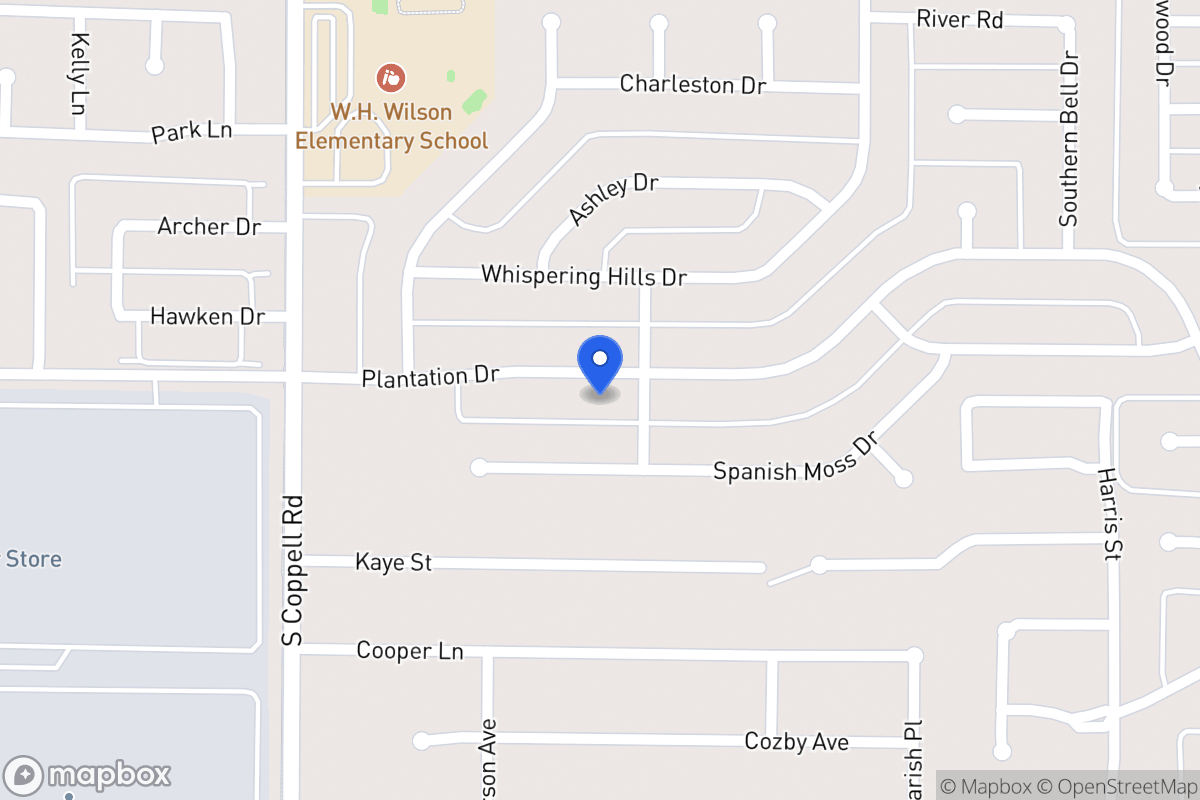 Map of 405 Plantation Dr