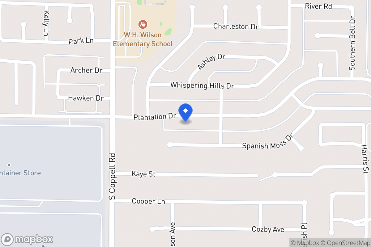 Map of 417 Plantation Dr